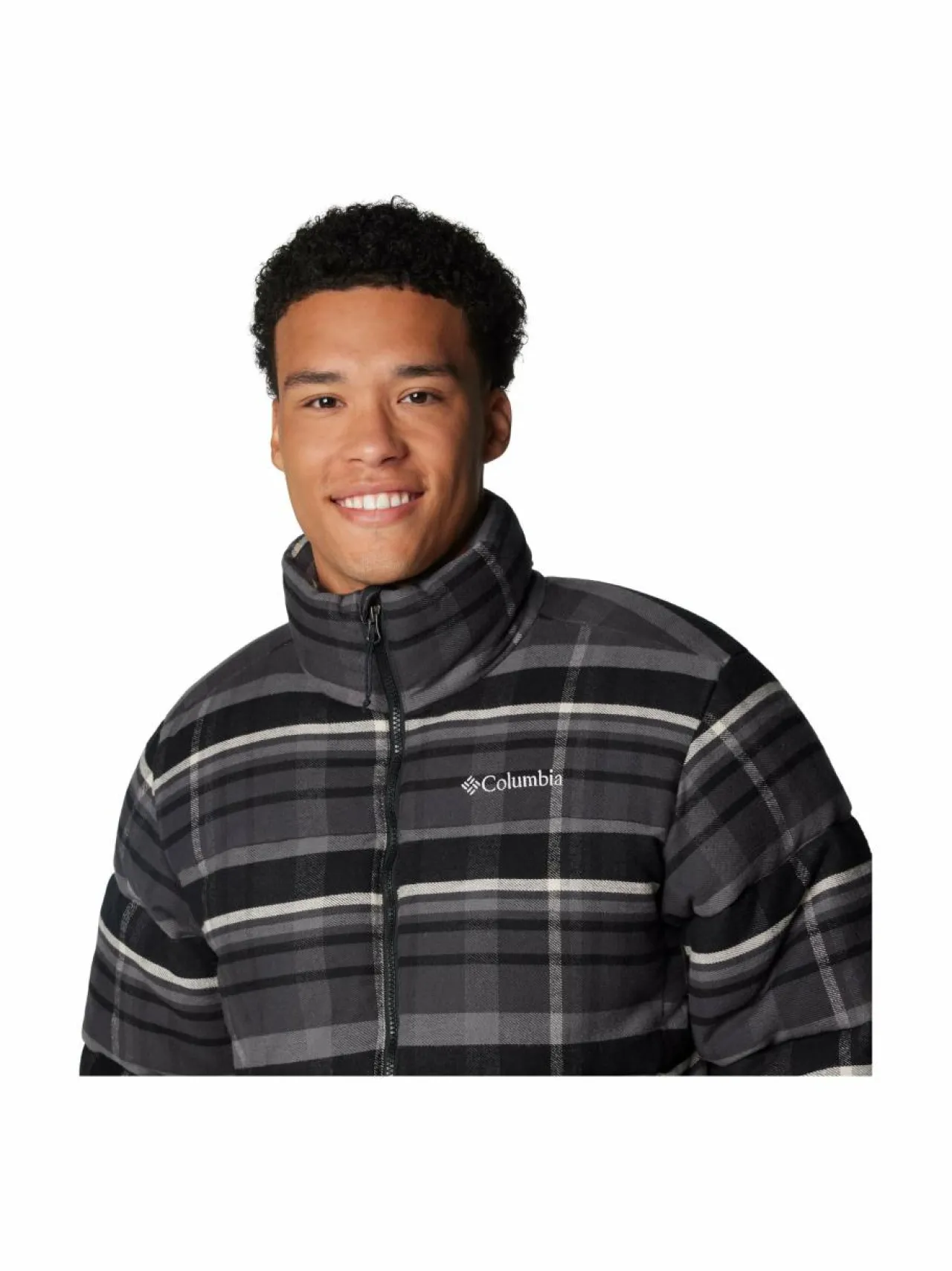 Urheilutakit<Columbia Puffect™-takki 010 BLACK MULTI PLAID