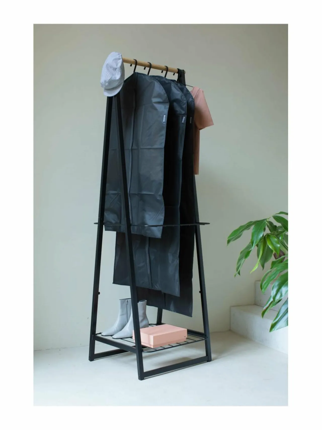 Pyykkihuolto<Brabantia Pukupussi 3 kpl BLACK