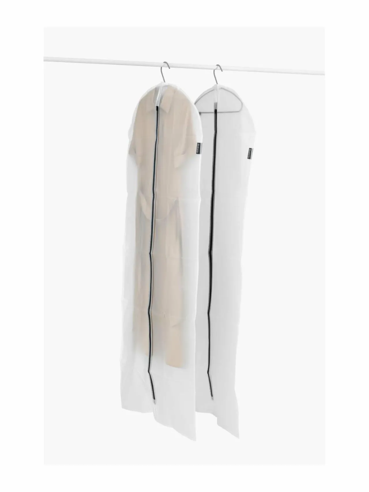 Pyykkihuolto<Brabantia Pukupussi XL, 2 kpl TRANSPARENT / GREY