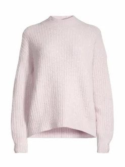 Neuleet<American Vintage Pulls-neulepusero BABY LILAS CHINE
