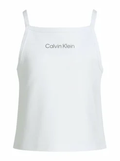 Paidat<Calvin Klein Kids Punto Strap -toppi YAF BRIGHT WHITE