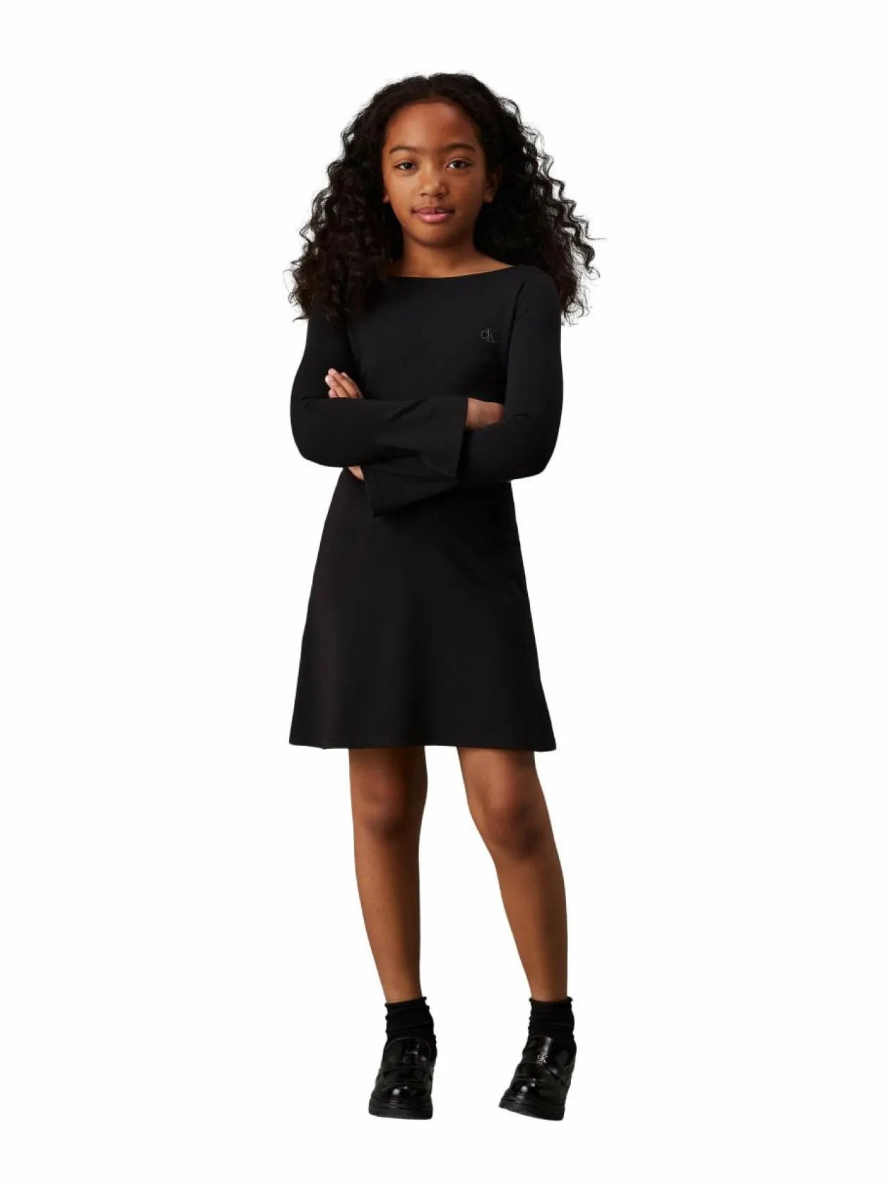 Mekot & Hameet<Calvin Klein Kids Punto-mekko venepääntiellä BEH CK BLACK