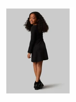 Mekot & Hameet<Calvin Klein Kids Punto-mekko venepääntiellä BEH CK BLACK