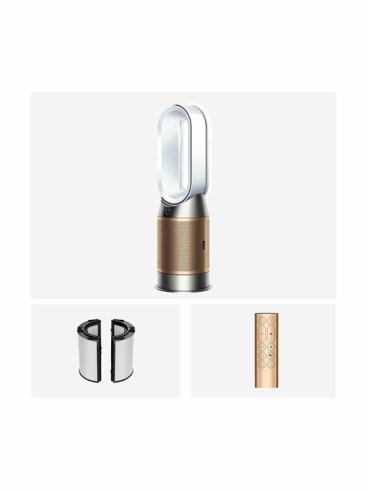Sisäilma<Dyson Pure Hot & Cool -ilmanpuhdistin NICKEL/GOLD