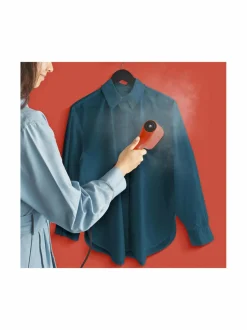 Pyykkihuolto<Tefal Pure Pop -tekstiilihöyrystin CORAL/RED