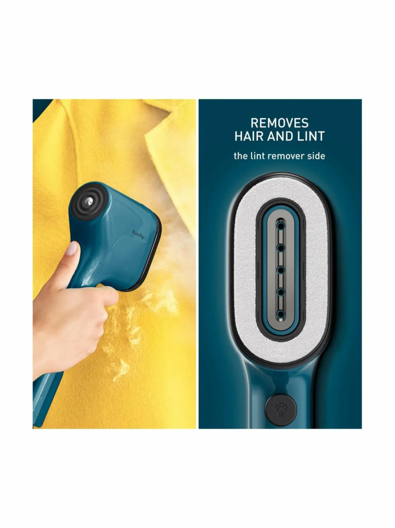 Pyykkihuolto<Tefal Pure Pop -tekstiilihöyrystin BLUE