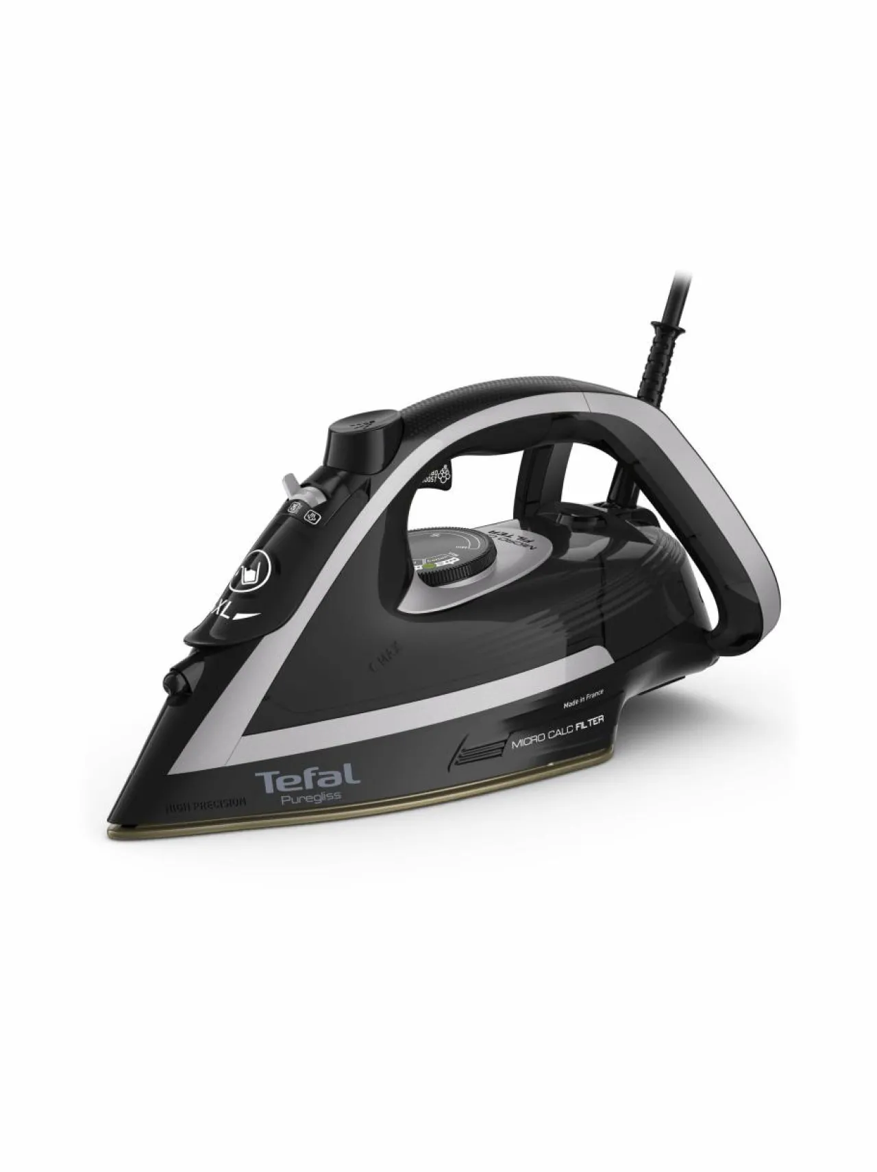 Pyykkihuolto<Tefal Puregliss-höyrysilitysrauta SILVER, BLACK