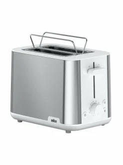 Leivänpaahtimet<Braun PurShine-leivänpaahdin WHITE