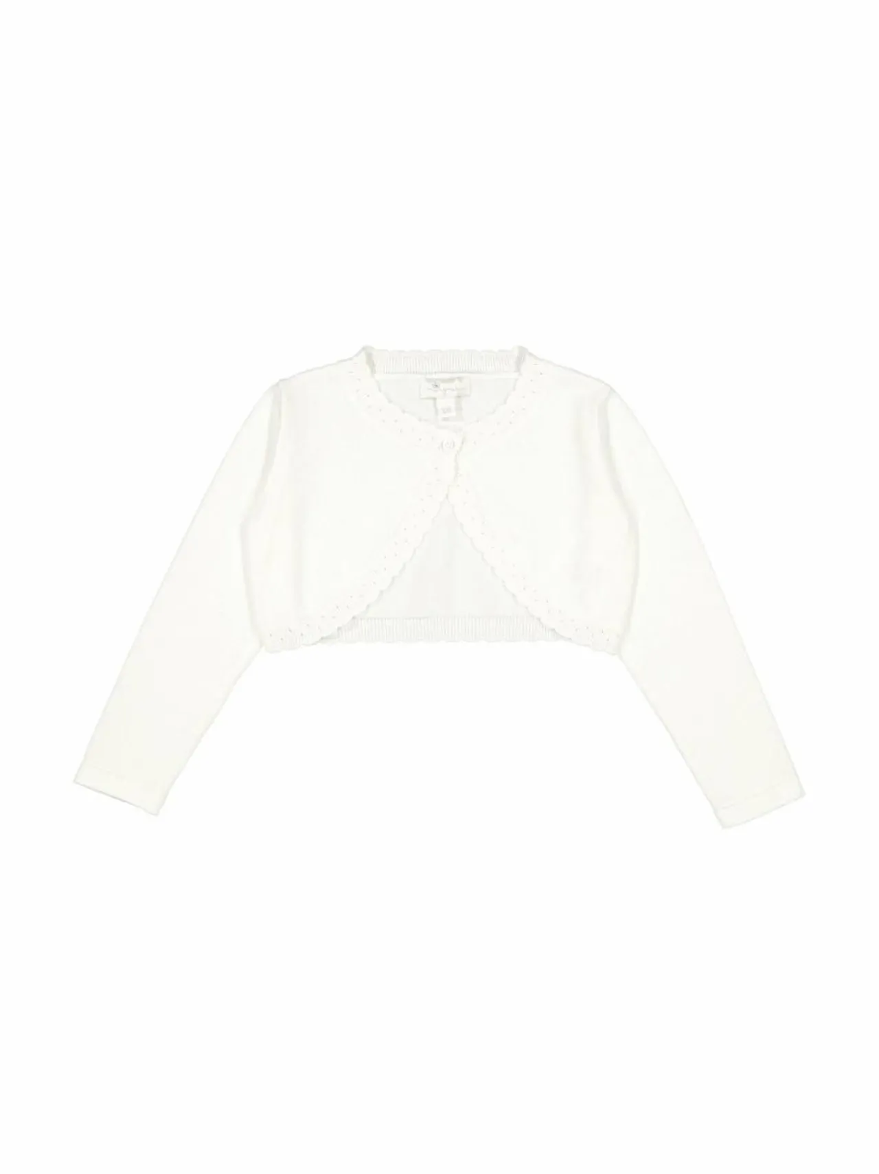 Juhlavaatteet|Juhlavaatteet<MINGNELIN Puuvillabolero NATURAL WHITE 0003