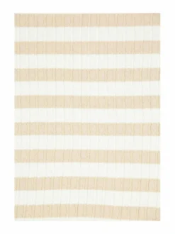 Muut Asusteet<GANT Puuvillainen palmikkoneuleviltti 291 LIGHT BEIGE MELANGE