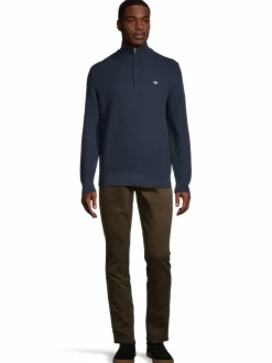 Neuleet<GANT Puuvillaneule 433 EVENING BLUE