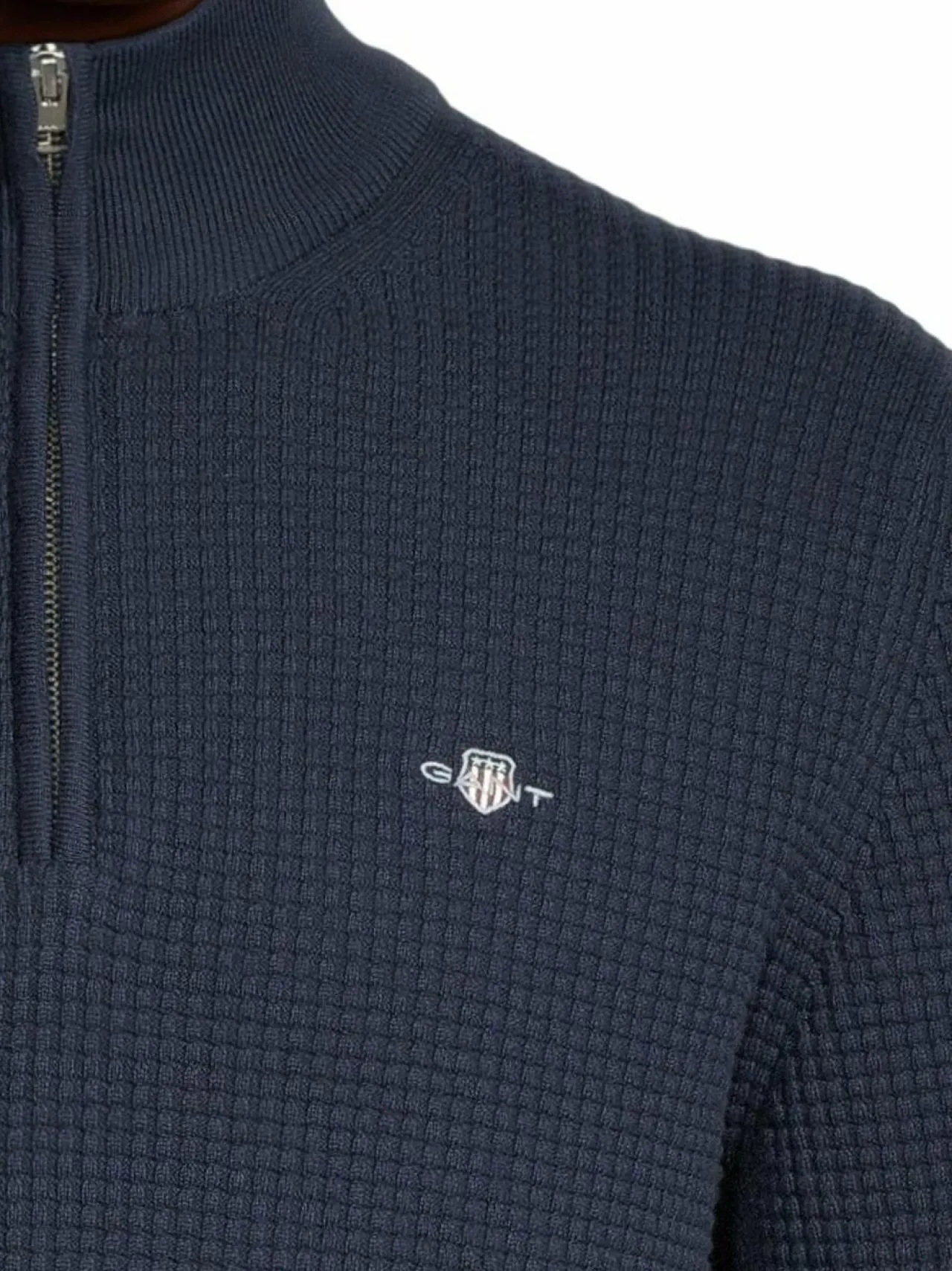 Neuleet<GANT Puuvillaneule 433 EVENING BLUE
