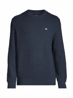 Neuleet<GANT Puuvillapaita 433 EVENING BLUE