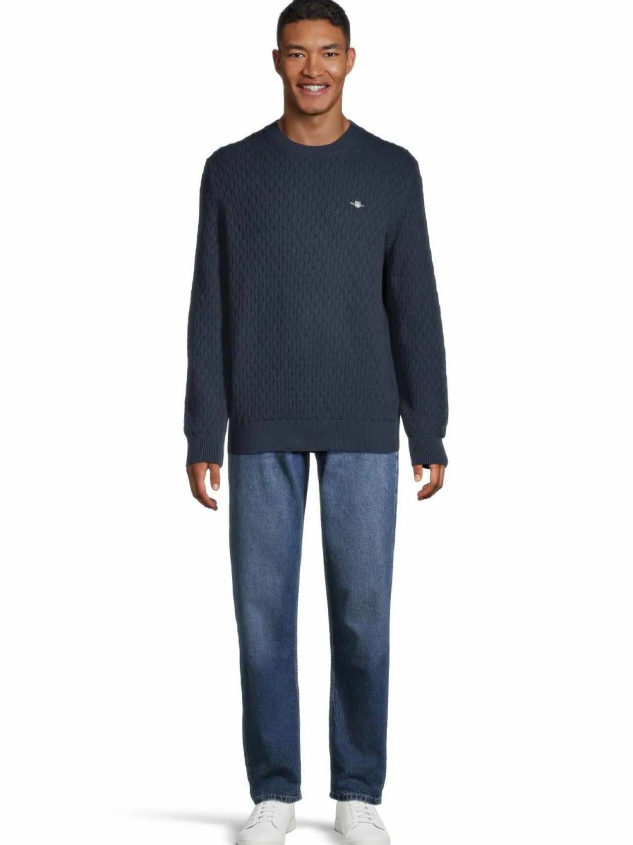 Neuleet<GANT Puuvillapaita 433 EVENING BLUE
