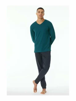 Pyjamat & Kylpytakit<Schiesser Pyjamapaita 811 PETROL