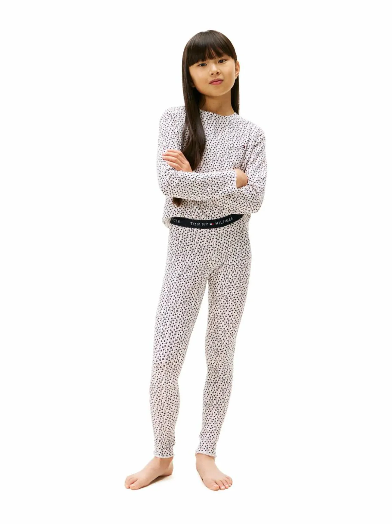Yöasut & Kylpytakit<Tommy Hilfiger Pyjamapaita ja -leggingsit 0K4 COLLEGIATE DITSY