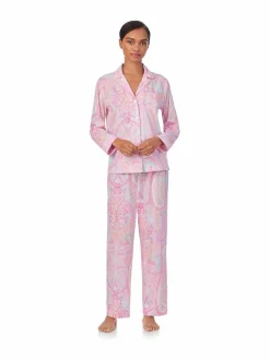 Yö- & Oloasut<Lauren Ralph Lauren Pyjamasetti 654 PINK PAIS