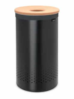 Pyykkihuolto<Brabantia Pyykkikori 60 l BLACK MATTE