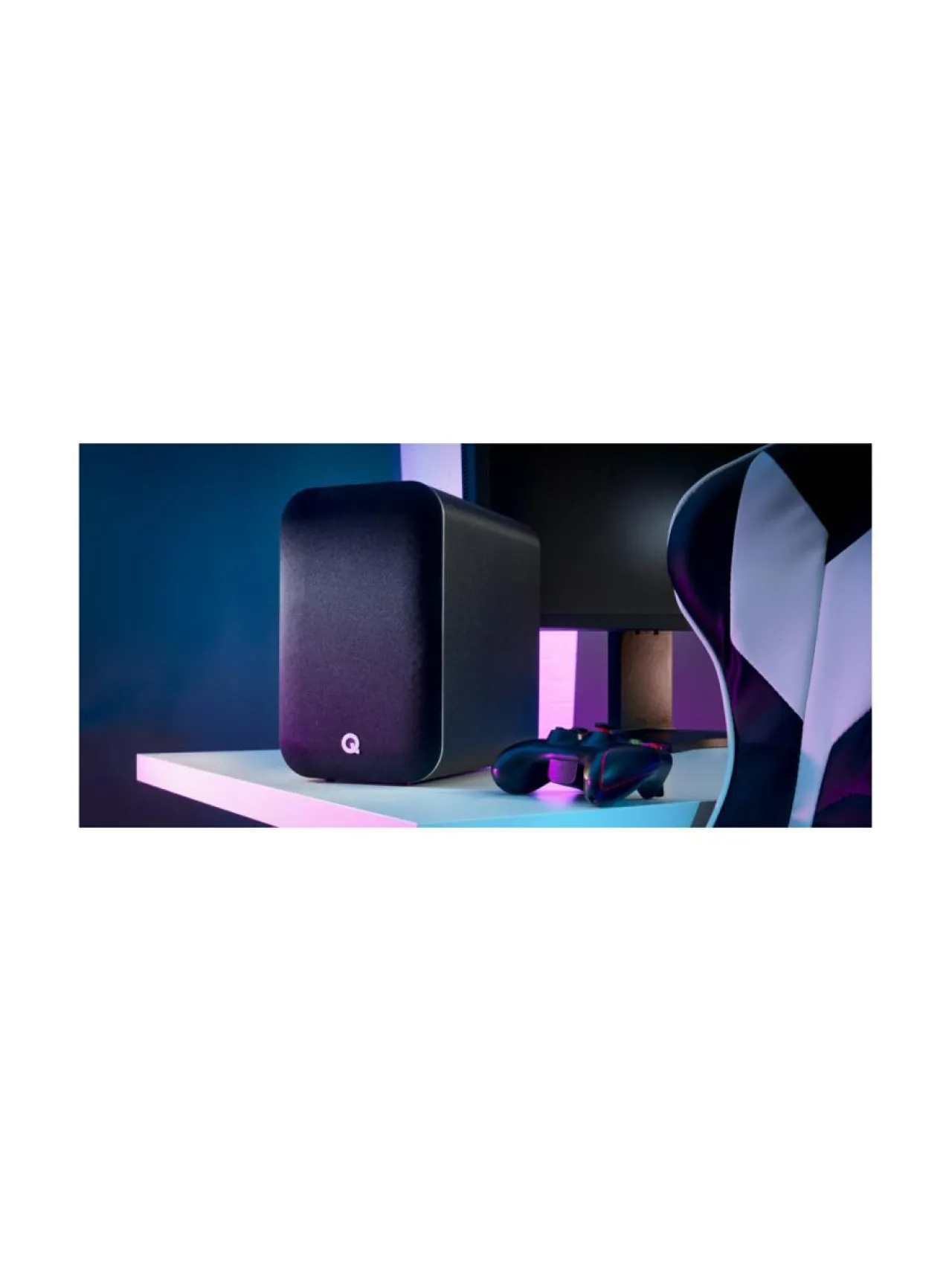 Audio<Q Acoustics M20 HD aktiivikaiutinpari, pähkinä