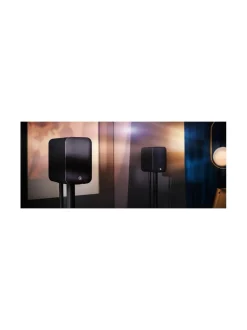 Audio<Q Acoustics M20 HD aktiivikaiutinpari, pähkinä