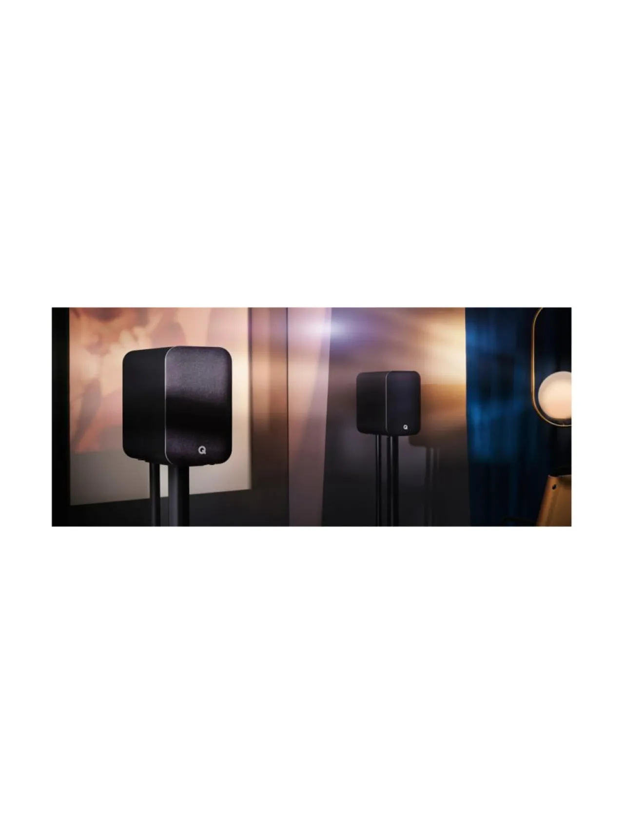 Audio<Q Acoustics M20 HD aktiivikaiutinpari, pähkinä