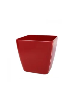 Ruukut & Istutusastiat<Lechuza Quadro Punainen Altakasteluruukku ∅28cm, korkeus 26cm PUNAINEN KIILTÄVÄPINTA