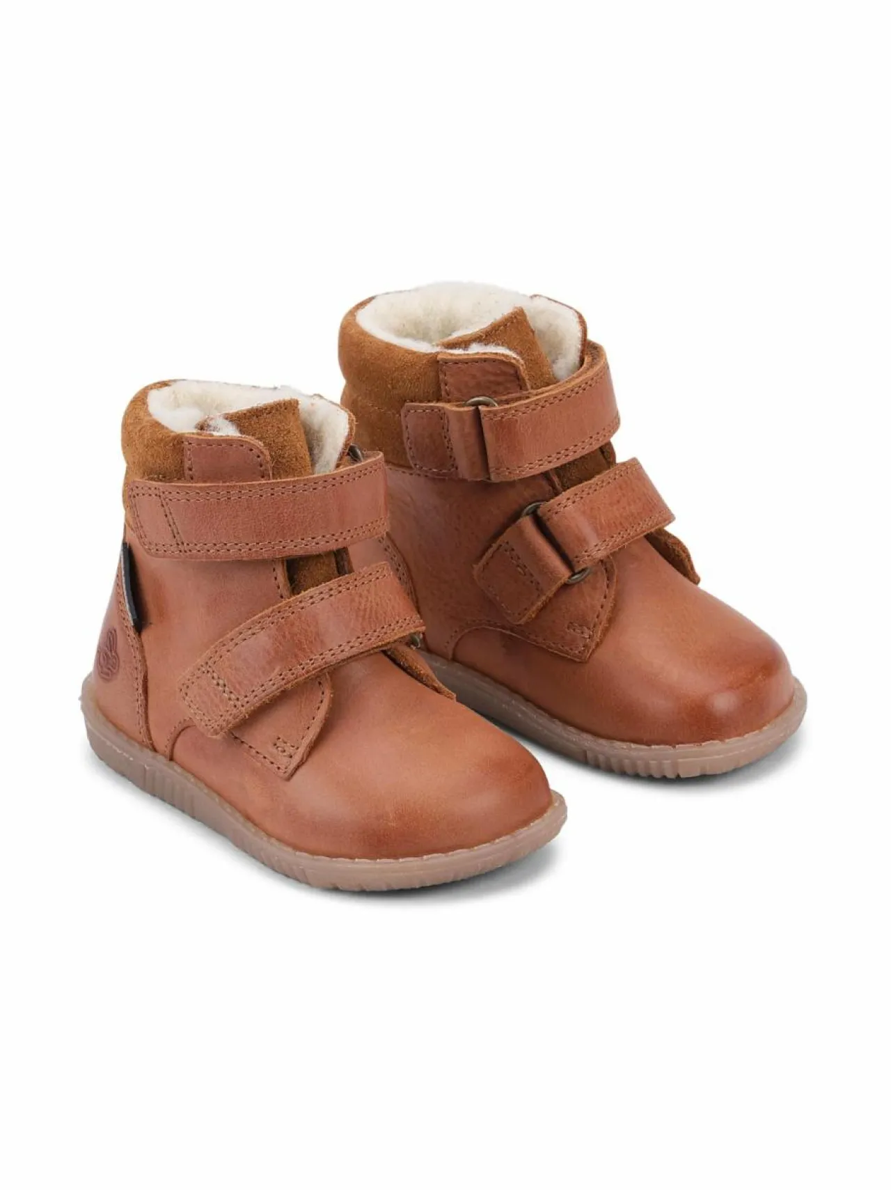Talvikengät<Bundgaard Rabbit Velcro TEX -nahkakengät 217 TAN WS