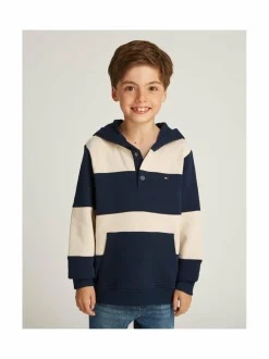 Colleget & Hupparit|Colleget & Hupparit<Tommy Hilfiger Raidallinen huppari 0A6 DARK NIGHT CLASSIC BEIGE STRIPE