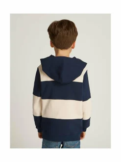 Colleget & Hupparit|Colleget & Hupparit<Tommy Hilfiger Raidallinen huppari 0A6 DARK NIGHT CLASSIC BEIGE STRIPE