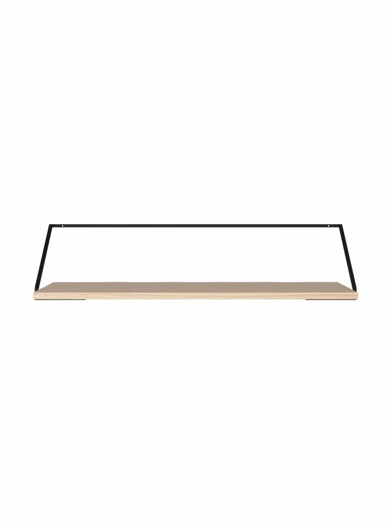 Työpöydät<Audo Copenhagen Rail -kirjoituspöytä RAL9005 BLACK, NATURAL OAK