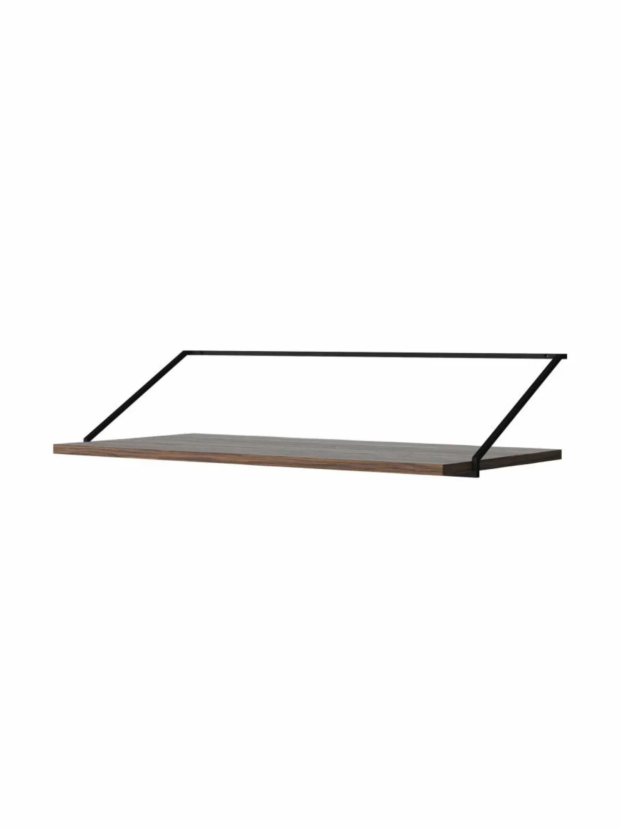 Työpöydät<Audo Copenhagen Rail -kirjoituspöytä RAL9005 BLACK, DARK STAINED OAK