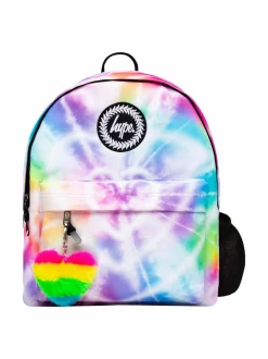 Just Hype Rainbow heart tie dye -reppu^ Reput & Laukut