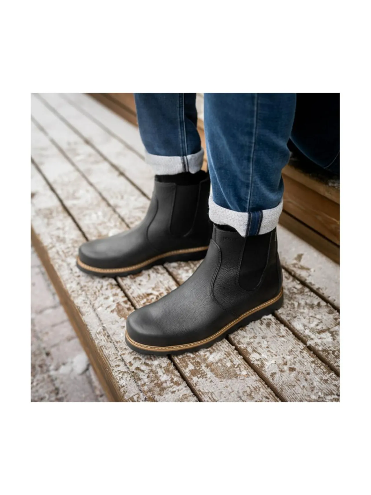 Nilkkurit<Pomar RAJA Miesten GORE-TEX® nilkkurit VIVIAN BLACK/TAN SOLE