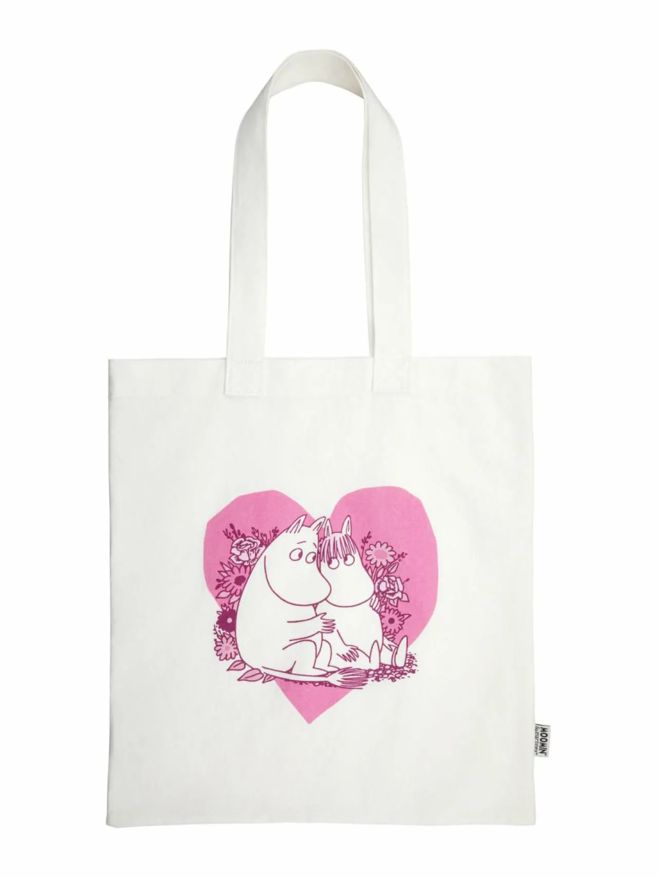 Reput & Laukut<Muumi Rakastettu Ecobag -kangaslaukku WHITE