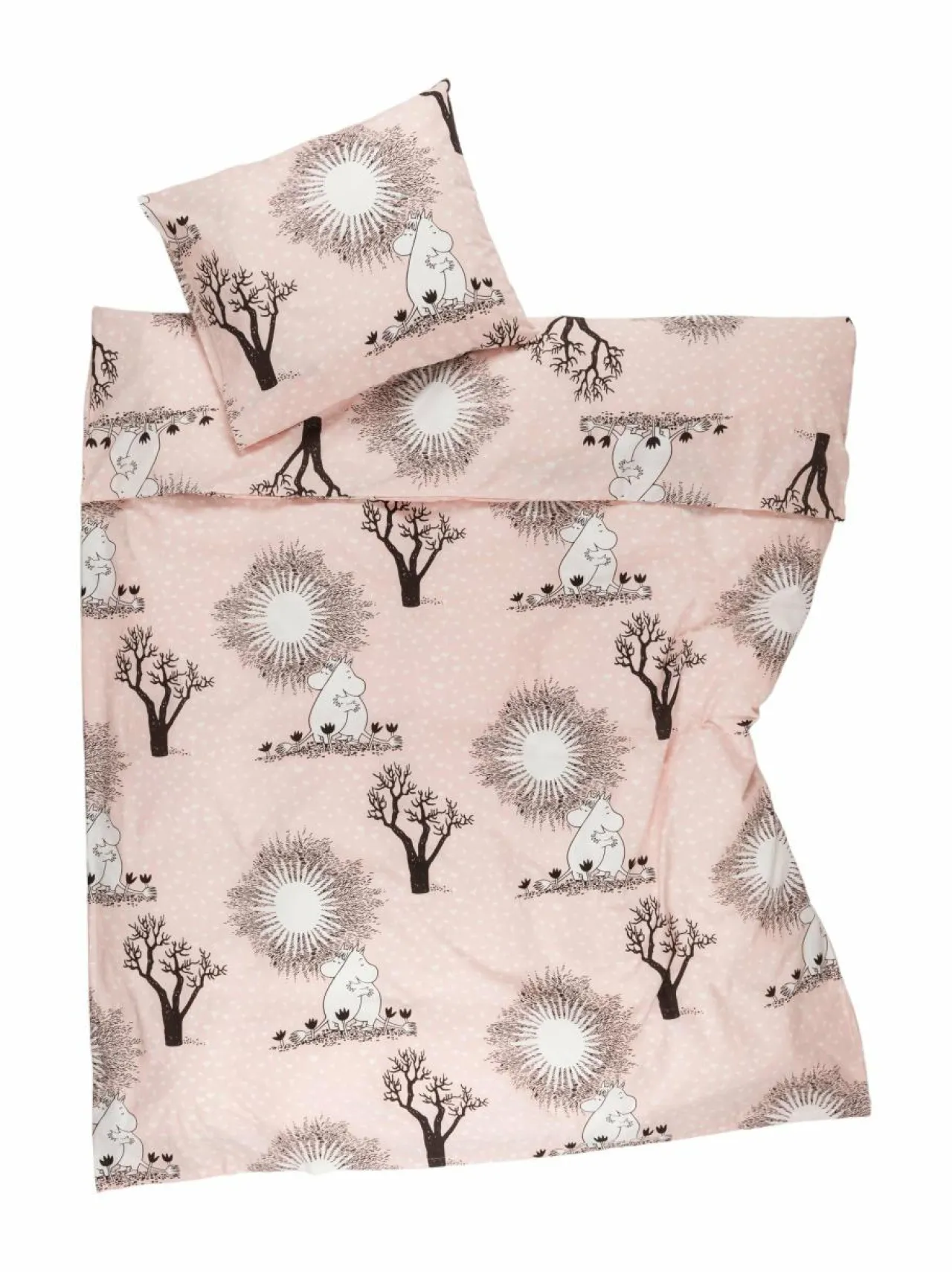 Liinavaatteet<Moomin Arabia Rakkaus-pussilakanasetti 150 x 210 cm MULTICOLOR