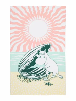 Kylpyhuonetekstiilit<Moomin Arabia Rantapäivä -rantapyyhe 93 x 150 cm MULTI-COLOUR