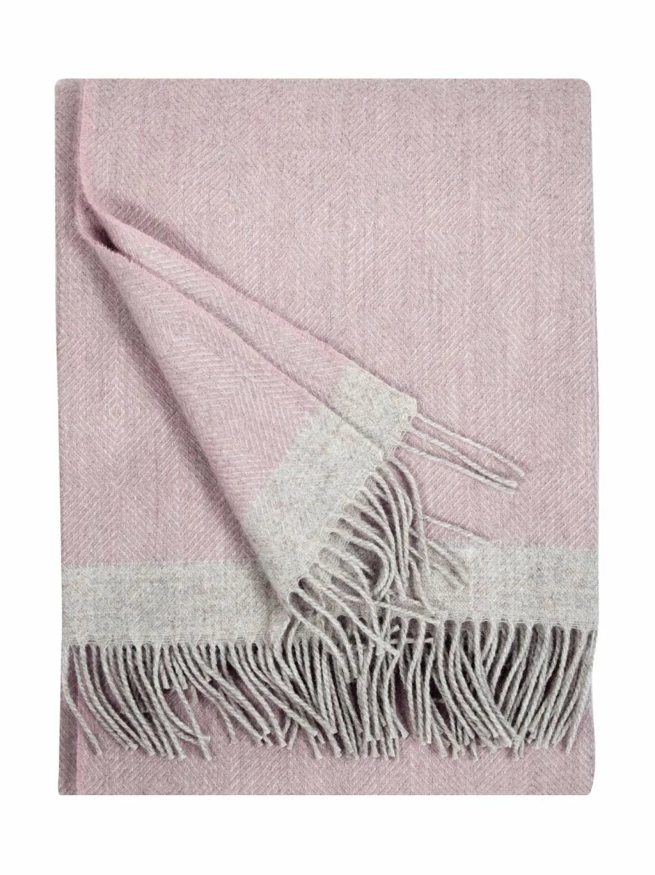 Huovat & Päiväpeitot<Lapuan Kankurit Rauha-villahuopa 130 x 180 cm ROSE-BEIGE