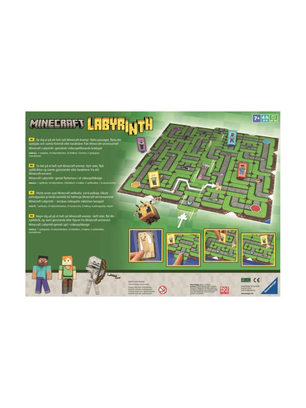 Pelit<MINECRAFT RAVENSBURGER Muuttuva Labyrintti