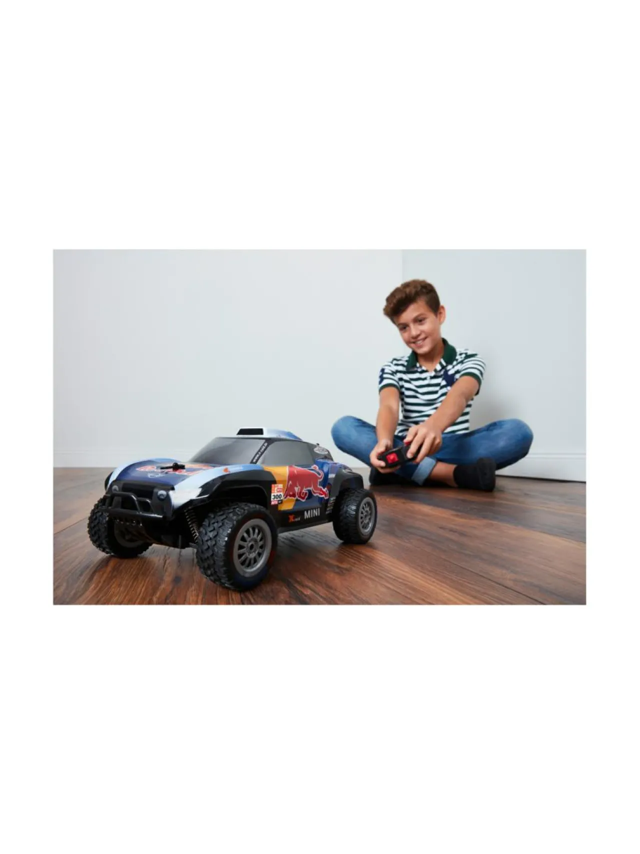 HAPPY PEOPLE RC X-Raid Red Bull Buggy -radio-ohjattava rantakirppu^ Autot Ja Muut Ajoneuvot