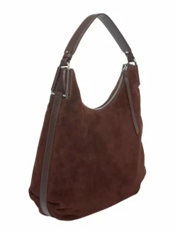 Olkalaukut<Coccinelle Rebekka Suede Hobo -olkalaukku W20 BRUNETTE/BRUNET