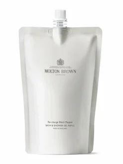 Molton Brown Re-charge Black Pepper Bath & Shower Gel -suihkugeeli, täyttöpakkaus 400 ml^ Naiset