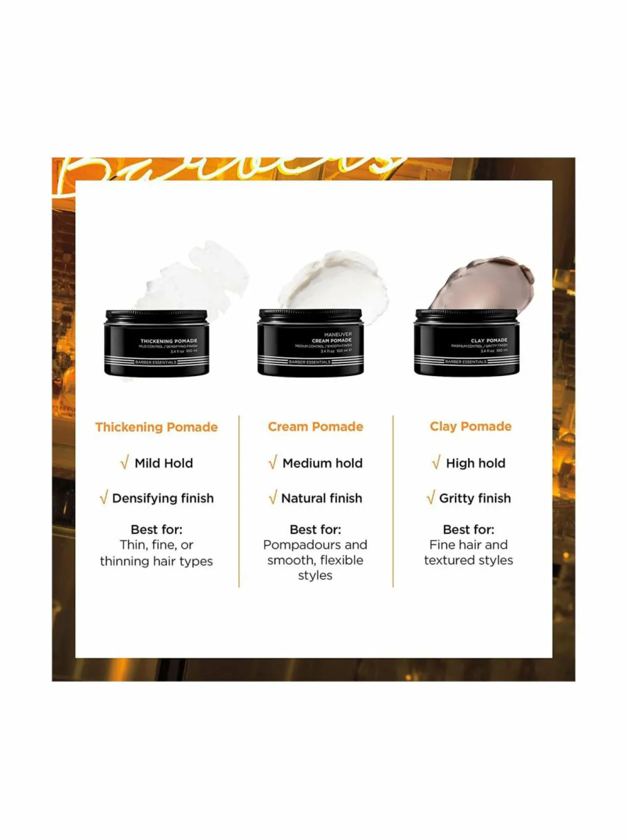 Redken Brews Clay Pomade -muotoiluvoide 100 ml^ Hiustenhoito