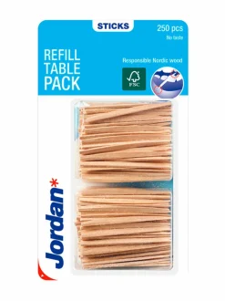 Erikoistuotteet<Jordan Refill Table Pack -hammastikku 250 kpl