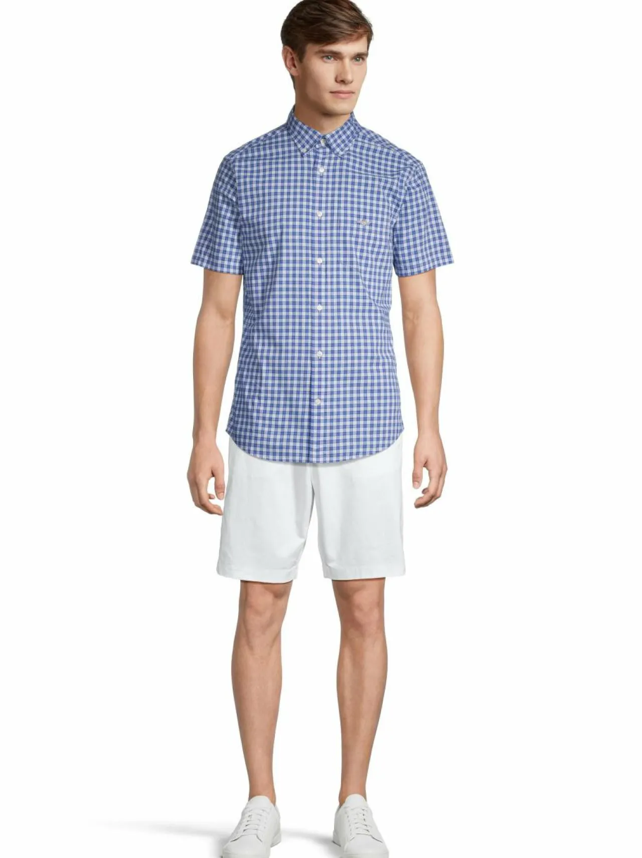 Paidat<GANT Regular Classic Poplin -kauluspaita 407 RICH BLUE