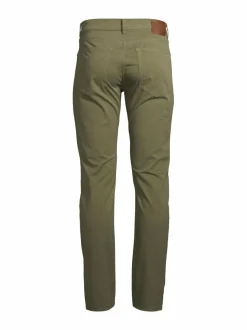 Housut<GANT Regular Desert -farkut MOSS GREEN
