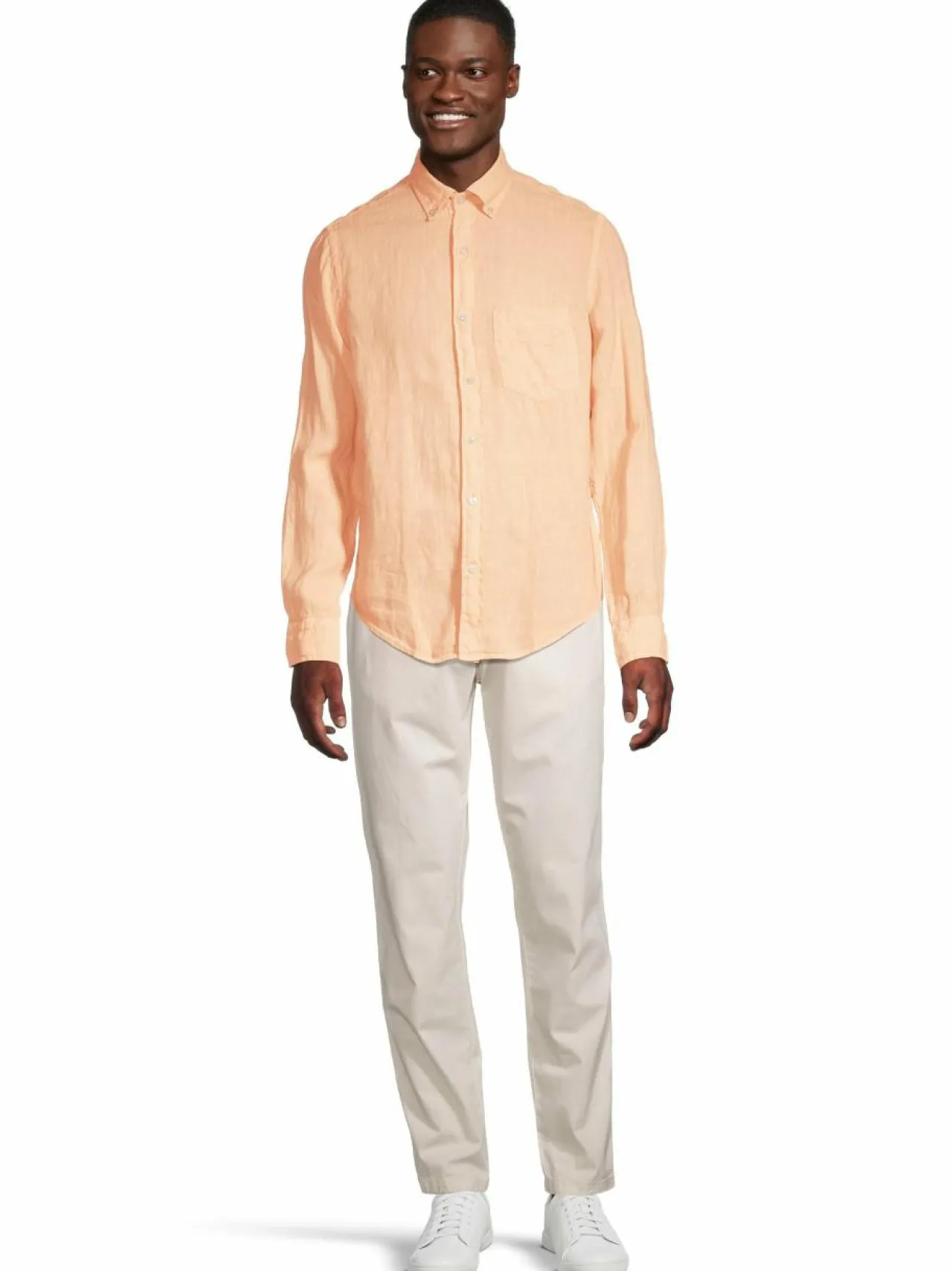 GANT Regular Fit Garment Dyed -pellavapaita^ Paidat
