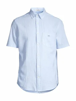Paidat<GANT Regular Fit -pellavapaita 457 FRESH BLUE