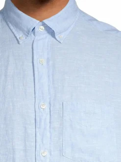 Paidat<GANT Regular fit ‑pellavapaita 468 CAPRI BLUE