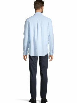 Paidat<GANT Regular Fit -pellavapaita 457 FRESH BLUE