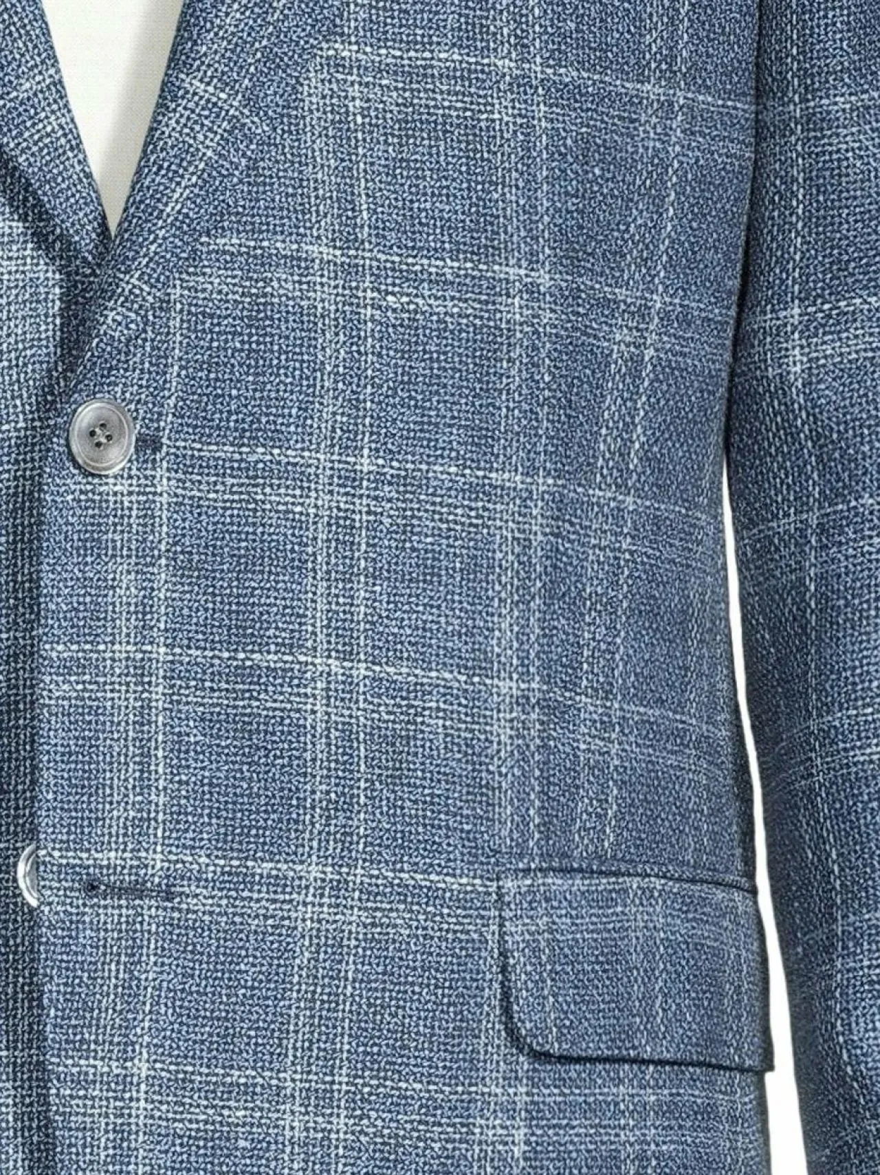 Bleiserit<Oscar Jacobson Regular fit -villa-pellavableiseri 274 BLUEGRASS